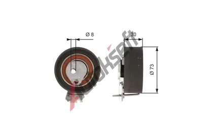 GATES Napnac kladka ozubenho emenu PowerGrip GT T43157, T43157