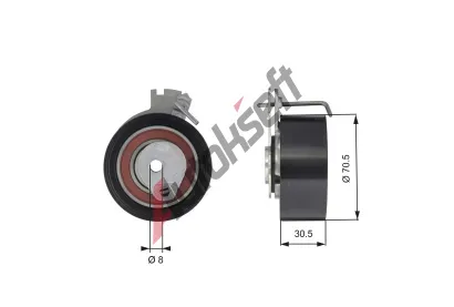 GATES Nap�nac� kladka ozuben�ho �emenu PowerGrip� GT T43159, T43159