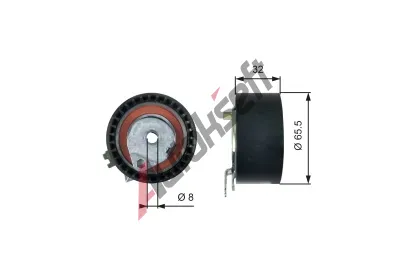 GATES Napnac kladka ozubenho emenu PowerGrip GT T43236, T43236