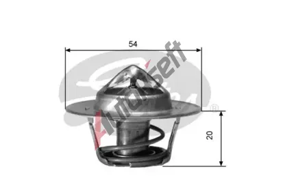 GATES Termostat - chladivo GT TH00191, TH00191