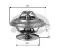 Termostat chladiva GATES ‐ GT TH01991G1