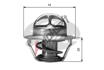 GATES Termostat - chladivo GT TH03088G1, TH03088G1