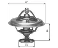 Termostat chladiva GATES ‐ GT TH09180G1
