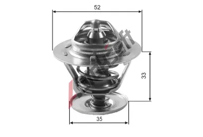 GATES Termostat - chladivo GT TH12592G1, TH12592G1