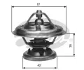 Termostat chladiva GATES ‐ GT TH12685G1