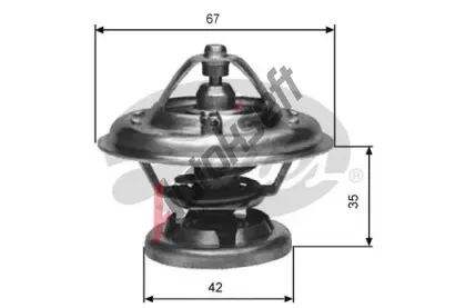 GATES Termostat - chladivo GT TH12685G1, TH12685G1
