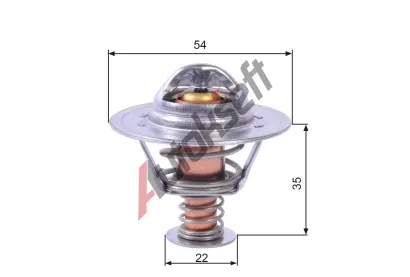 GATES Termostat - chladivo GT TH22689G1, TH22689G1