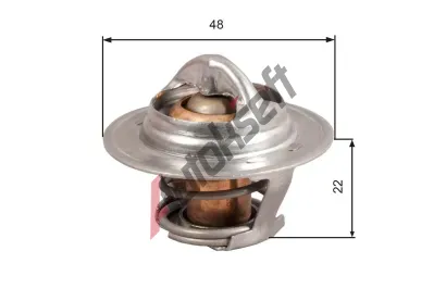 GATES Termostat - chladivo GT TH28592G1, TH28592G1