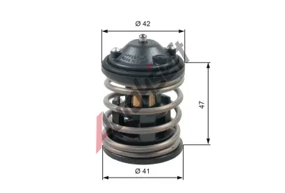 GATES Termostat chladiva GT TH47487G1, TH47487G1
