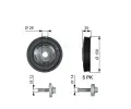 GATES emenice klikovho hdele DriveAlign ‐ GT TVD1007A