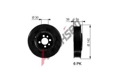 GATES emenice klikovho hdele DriveAlign GT TVD1009, TVD1009