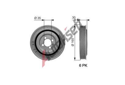 GATES emenice klikovho hdele DriveAlign GT TVD1032, TVD1032