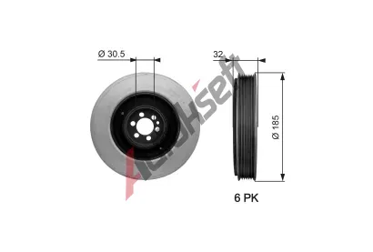 GATES emenice klikovho hdele DriveAlign GT TVD1042, TVD1042
