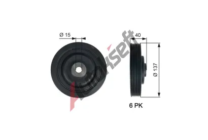 GATES �emenice klikov�ho h��dele DriveAlign� GT TVD1045, TVD1045