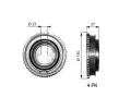 emenice klikovho hdele GATES ‐ GT TVD1053