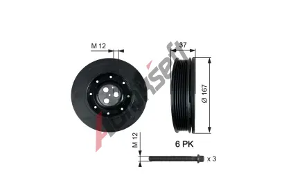 GATES emenice klikovho hdele DriveAlign GT TVD1060A, TVD1060A