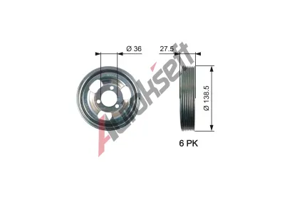 GATES emenice klikovho hdele DriveAlign GT TVD1117, TVD1117