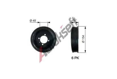 GATES emenice klikovho hdele DriveAlign GT TVD1130, TVD1130