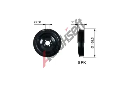 GATES emenice klikovho hdele DriveAlign GT TVD1131, TVD1131