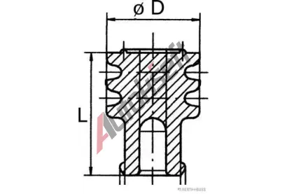 HERTH+BUSS ELPARTS T�snic�/ochrann� z�tka HB 50282030, 50282030