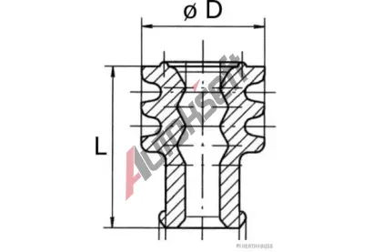 HERTH+BUSS ELPARTS Tsnic/ochrann ztka HB 50282057, 50282057