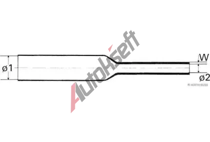 HERTH+BUSS ELPARTS Tepeln roztaiteln hadice HB 51273221, 51273221