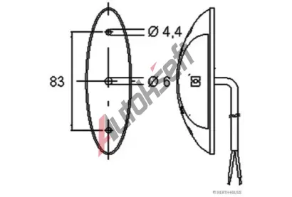 HERTH+BUSS ELPARTS Obrysov� sv�tlo HB 82710354, 82710354