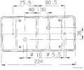 HERTH+BUSS ELPARTS Zadní světlo HB 83830097, 83830097