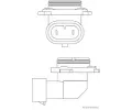 HERTH+BUSS ELPARTS rovka hlavnho svtlometu HB 89901306, 89901306