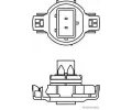 HERTH+BUSS ELPARTS rovka zadn mlhovky HB 89901333, 89901333