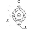 HC-Cargo Alterntor HC 112093, 112093
