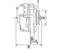HC-Cargo Alterntor HC 112165, 112165