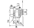 HC-Cargo Alterntor HC 114361, 114361