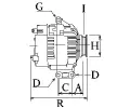 HC-Cargo Alterntor HC 114666, 114666