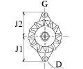 HC-Cargo Alterntor HC 114766, 114766