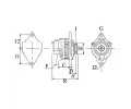 HC-Cargo Alterntor HC 115707, 115707
