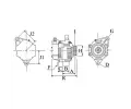 HC-Cargo Alterntor HC 115790, 115790