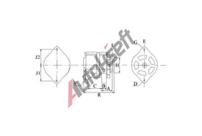 HC-Cargo Alterntor HC 116206, 116206