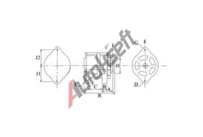 HC-Cargo Alterntor HC 116372, 116372