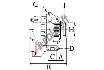 HC-Cargo Alternátor HC 116782, 116782 HC-Cargo Alternátor HC 116782, 116782