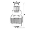 HC-Cargo Volnobn pevod startru HC 136796, 136796