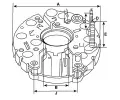 HC-Cargo Usmrova alterntoru HC 138165, 138165