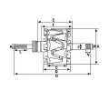HC-Cargo Rotor alterntoru HC 233768, 233768
