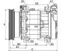 HC-Cargo Kompresor klimatizace HC 240239, 240239