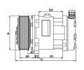 HC-Cargo Kompresor klimatizace HC 240246, 240246