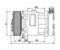 HC-Cargo Kompresor klimatizace HC 240325, 240325