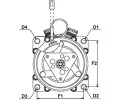 HC-Cargo Kompresor klimatizace HC 240578, 240578
