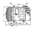 HC-Cargo Kompresor klimatizace HC 241033, 241033