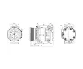 HC-Cargo Kompresor klimatizace HC 241106, 241106
