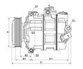HC-Cargo Kompresor klimatizace HC 241398, 241398